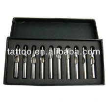 Vente chaude en acier inoxydable Set Style tatouage aiguille pointe Hb514